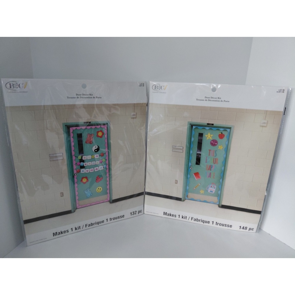 NEW Teacher School Clasroom Door Decor Kits set of 2